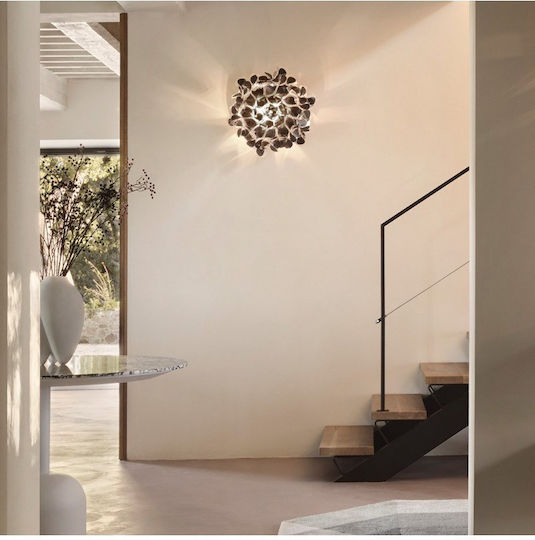 Slamp Clizia Mini Πλαφονιέρα Οροφής 32εκ. Χρυσή με Ντουί E14