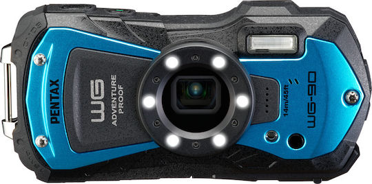 Pentax WG-90-BLUE Компактен Фотоапарат 16МР Оптично Увеличение 5x Син