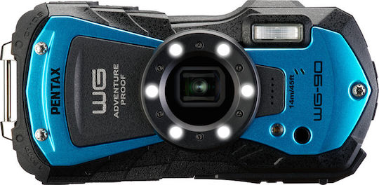 Pentax WG-90-BLUE Компактен Фотоапарат 16МР Оптично Увеличение 5x Син