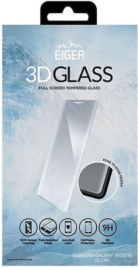 Eiger 3D Full Face Tempered Glass (Galaxy J6)