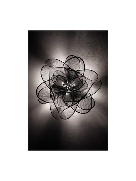 Slamp La Belle Etoile Ceiling Mount Light 73cm Black with Integrated LED