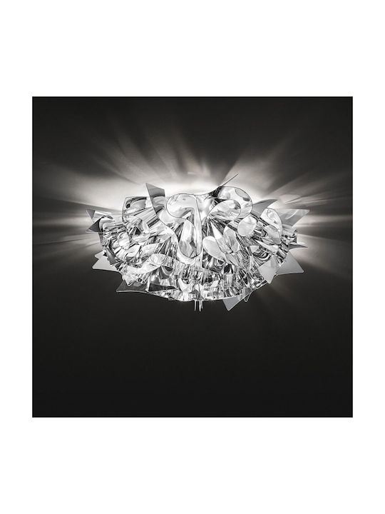 Slamp Veli Mini Prisma Plafonieră de Tavan Transparentă cu Soclu E14