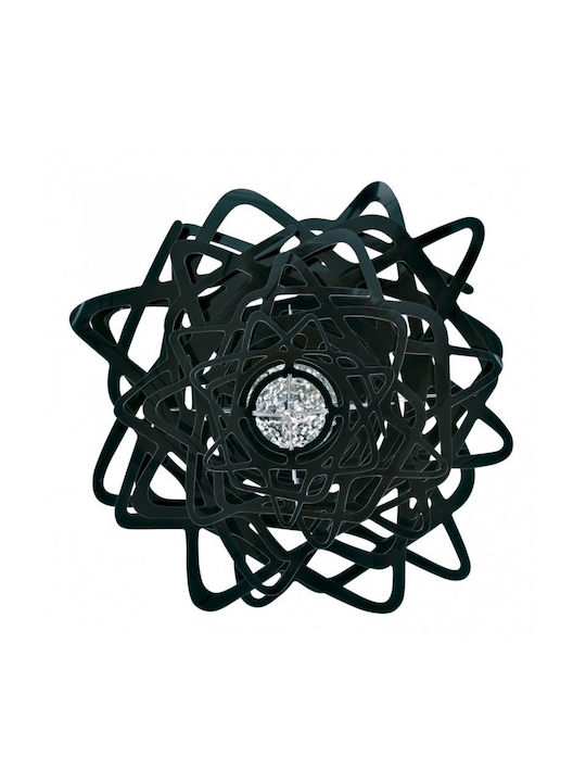 Slamp Aurora Mini Πλαφονιέρα Οροφής 60εκ. Λευκή με Ντουί E27 με Κρύσταλλα