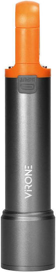 LED фенер SMD + COB Virone LT-18 10W + 2W 350 лм Zoom 1200 mAh батерия USB-C цветни капачки