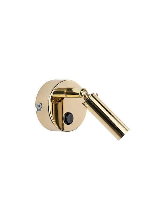 TK Lighting Enzo Single Spot with Socket G9 in Gold Color