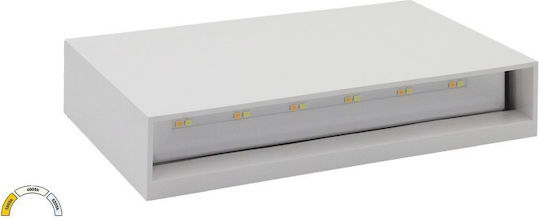 Adeleq Aplica de exterior montată pe perete LED IP65 12W cu Alb reglabil Lumină Dublu Fascicul