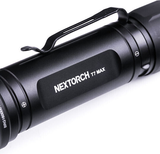 Nextorch Wiederaufladbar Taschenlampe LED IPX7 mit maximaler Helligkeit 1200lm Schwarz