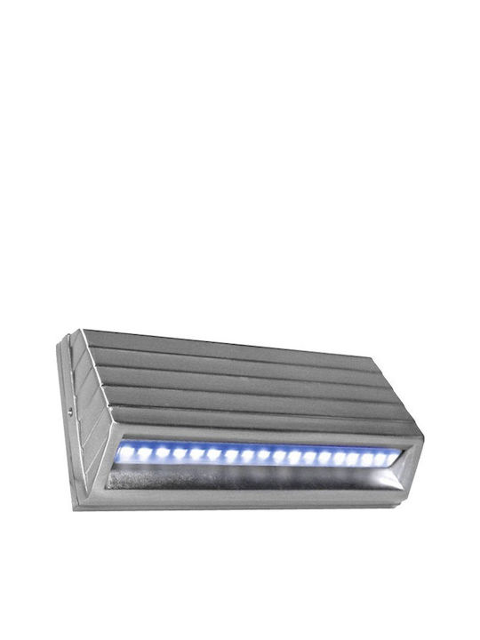 Adeleq Стенен Външен Плафон LED IP54 3.2W с Синя светлина 15x7εκ.