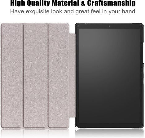 Магнитен 3-сгъваем флип капак черен (Galaxy Tab A7 2020/2022)