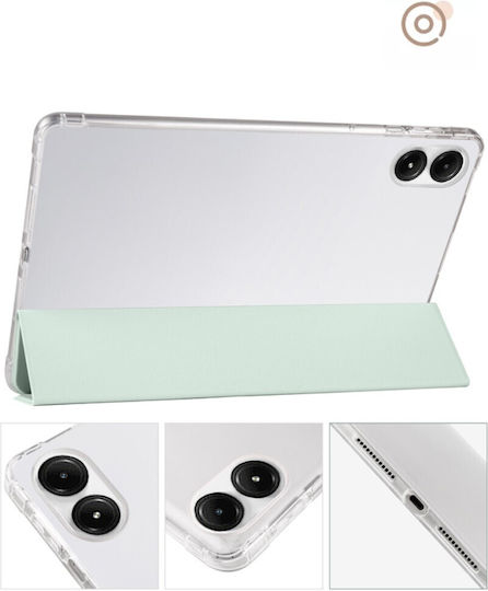 Smart 3-fold Θήκη Διάφανη Πλάτη Tpu Xiaomi Redmi Pad Pro 12.1 Inch Light Green Oem