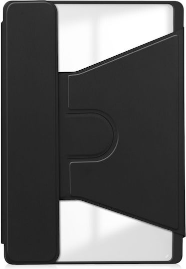 Поворотен Калъф С Отделяща Се Bluetooth Клавиатура Държач За Писалка Lenovo Tab M11 2024 Черен