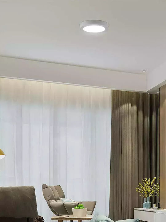 V-TAC Кръгла LED Панел 6W с Неутрално бяло Светлина 4000К