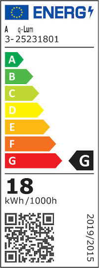 Adeleq LED Panel 18W 68εκ. Adeleq LED Panel 18W 68εκ.