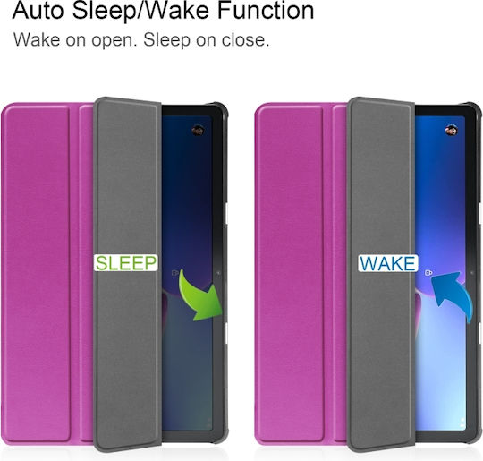 Magnetic 3 Fold Flip Cover Μωβ (Lenovo Tab M10 (3rd Gen) 10.1'')