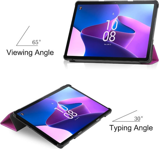 Magnetic 3 Fold Flip Cover Μωβ (Lenovo Tab M10 (3rd Gen) 10.1'')