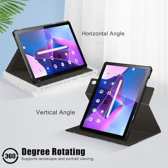 Флип Капак Многоцветен (Lenovo Tab M10 3rd Gen 10.1 инча)