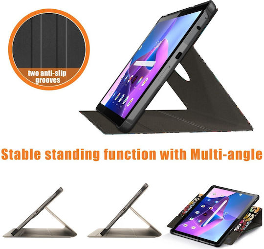 Флип Капак Многоцветен (Lenovo Tab M10 3rd Gen 10.1 инча)