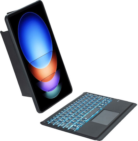 Touchpad Bluetooth Keyboard Backlight Illumination Xiaomi Pad 6s Pro 12.4 Black