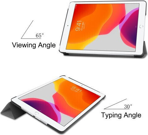 Magnetic 3-fold Flip Cover Γκρι (iPad 2019/2020/2021 10.2'')