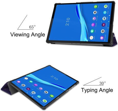 Husă Magnetică Tri-pliabilă Flip Cover Model Galaxy (Lenovo Tab M10 FHD Plus (a doua generație) 10.3")