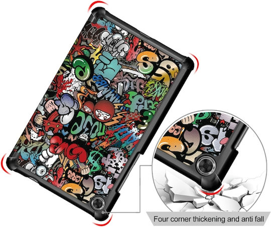 Tri-Fold Flip Cover Πολύχρωμη (Lenovo Tab M8 8")