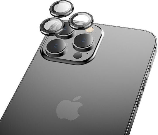 Ring Style Camera Protection Metal Frame Black for the iPhone 12