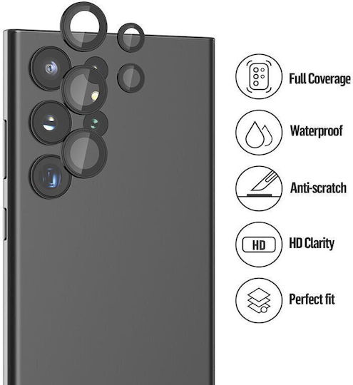Blueo Προστασία Κάμερας Tempered Glass Ασημί για το Galaxy S24 Ultra