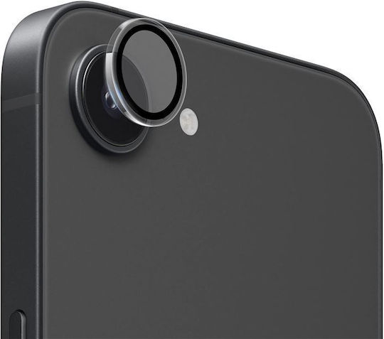 Mobile Origin Camera Protection Tempered Glass Black for the iPhone 16e