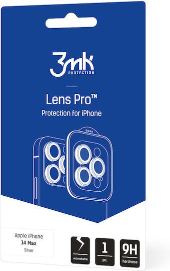 3MK Camera Protection Tempered Glass Silver for the Apple iPhone 14 Plus