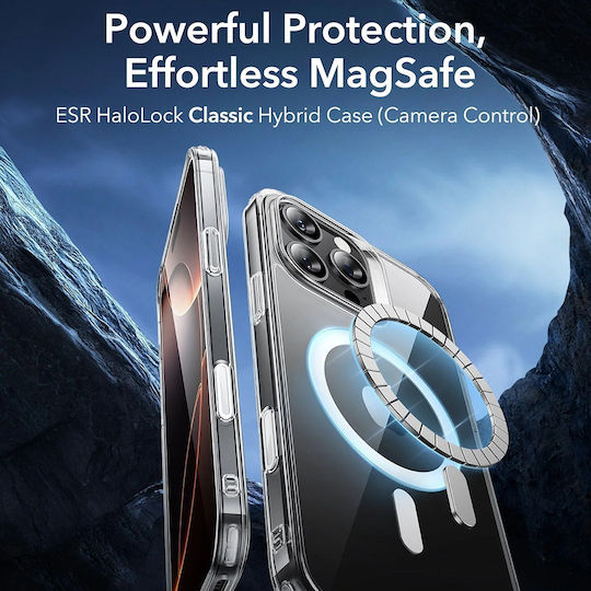 ESR Classic Hybrid Camera Back Cover Silicone Black (iPhone 16 Pro Max)
