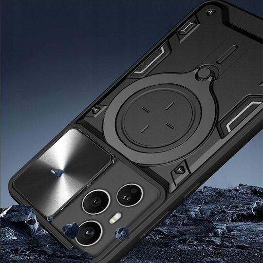 Techsuit Camguard Pro Umschlag Rückseite Silikon Schwarz (Honor 400 Pro)