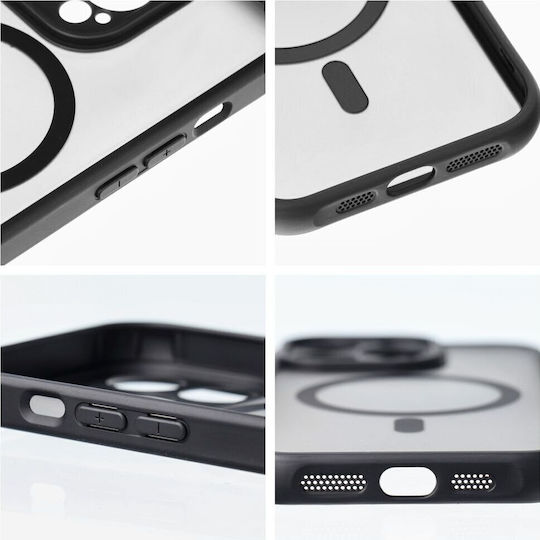 Forcell Full Matte Mag Cover Back Cover Πλαστικό Μαύρο (Galaxy S24 FE)