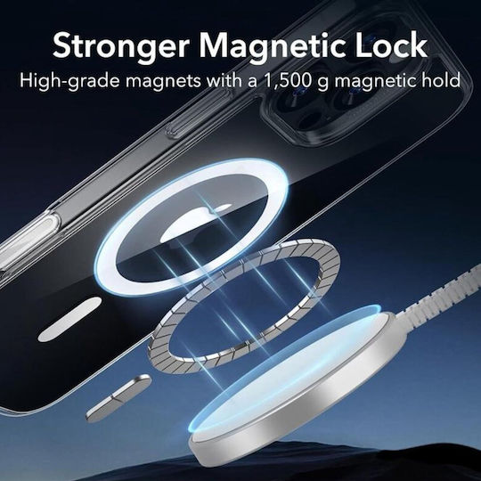 ESR Classic Hybrid Halolock Umschlag Rückseite Transparent (iPhone 17 Pro / iPhone 16 Pro)