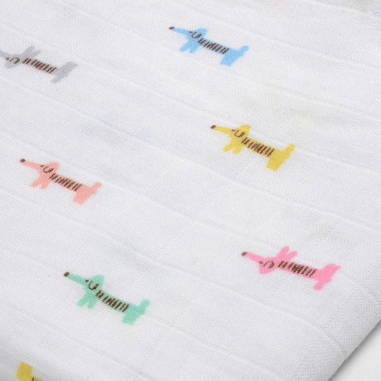 Beaba Teckel Prosoape Pentru Eructație Și Învelișuri Pentru Înfășat Din Muselină Multicolore 70x70cm 3 Bucăți