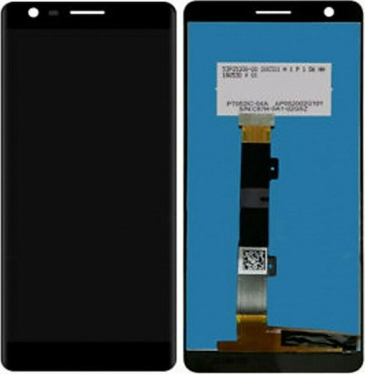 Οθόνη mit Touch-Mechanismus für Nokia 3.1 (Schwarz)