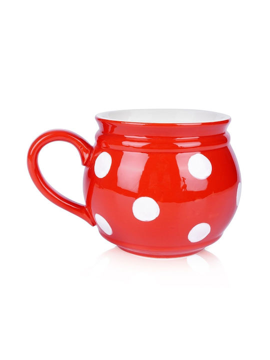 Orion Mug Ceramic Red 950ml
