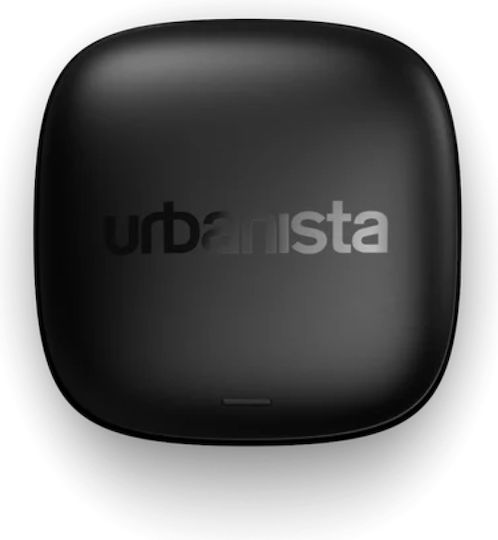 Urbanista Porto In-ear Bluetooth Handsfree Ακουστικά με Αντοχή στον Ιδρώτα και Θήκη Φόρτισης Μαύρα