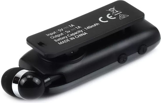 Fineblue K55 In-ear Bluetooth Handsfree Ακουστικό Πέτου Χρυσό