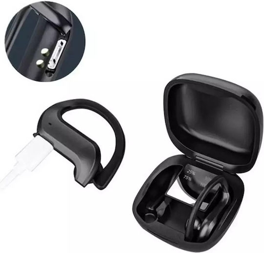 Izoxis 22592 In-ear Bluetooth Handsfree Căști cu Carcasă de Încărcare Negru