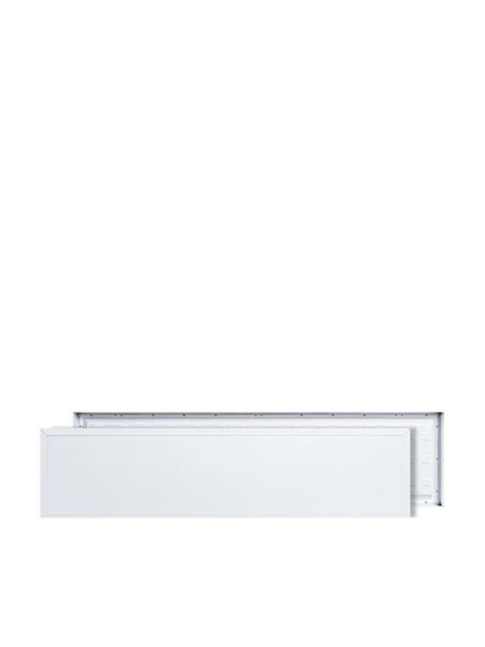 Eurolamp Rectangular Recessed LED Panel 32W with Cool White Light 6500K 120x30cm