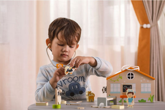 Viga Toys Ξύλινο Κουκλόσπιτο