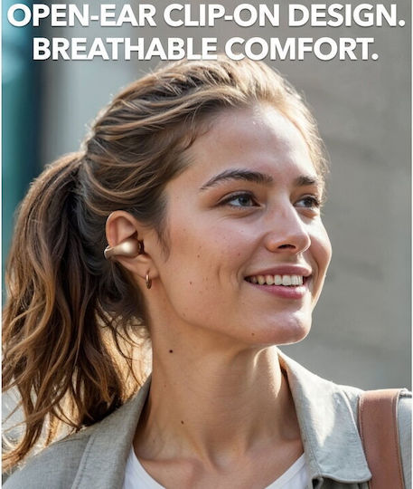 Soundcore by Anker C40i Offenes Ohr Bluetooth-Freisprecheinrichtung Kopfhörer mit Schweißresistenz und Ladeetui Desert Bronze