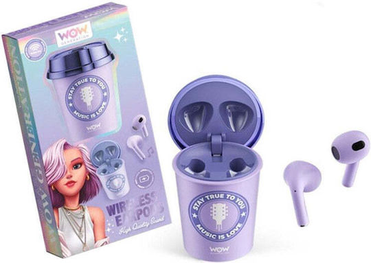 WOW Generation Cup-Shaped In-ear Bluetooth Handsfree Căști cu Carcasă de Încărcare Turcoaz
