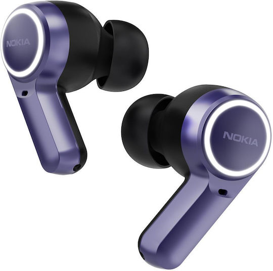 Nokia Clarity Earbuds 2 + Bluetooth хендсфри Слушалки с Устойчивост на Пот и Кутийка за Зареждане Лилав