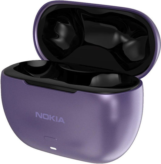 Nokia Clarity Earbuds 2 + Bluetooth хендсфри Слушалки с Устойчивост на Пот и Кутийка за Зареждане Лилав