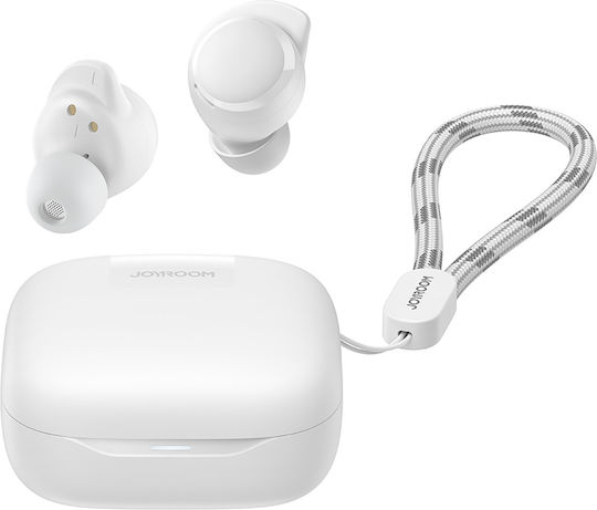 Joyroom JR-DB3 In-ear Bluetooth Handsfree Ακουστικά με Θήκη Φόρτισης Λευκά