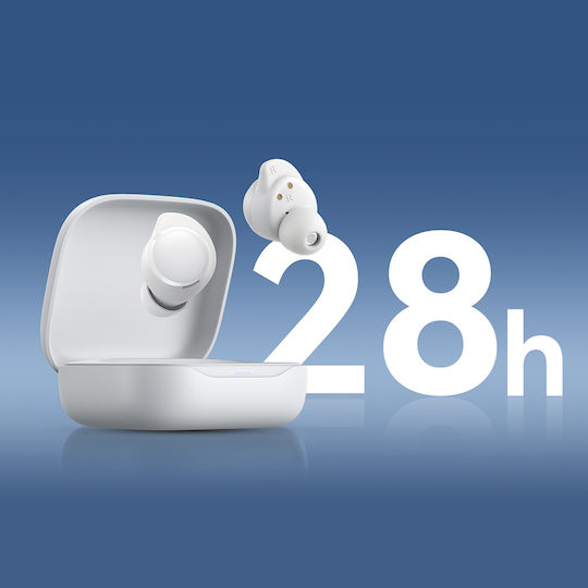 Joyroom JR-DB3 In-ear Bluetooth Handsfree Ακουστικά με Θήκη Φόρτισης Λευκά