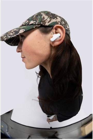 Skullcandy Smokin Buds Bluetooth Handsfree Ακουστικά Bone/Orange Glow