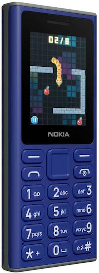 Nokia 105 (2024) Dual SIM Mobile with Buttons (Greek Menu) Blue