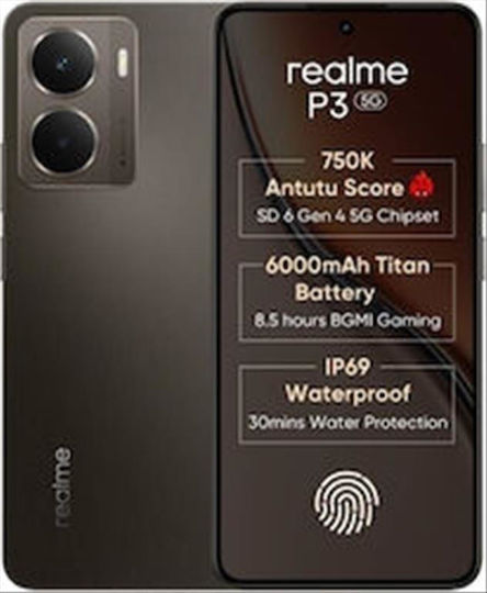 Realme P3 5G Dual-SIM (8GB/256GB) Comet Grey
